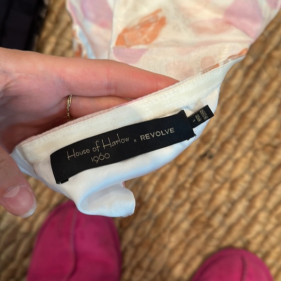 REVOLVE House of Harlow 1960 x Sofia Richie Tammy Top in Watercolor Floral - Picture 6 of 6